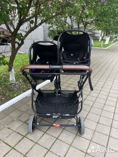 Коляска для двойни 3 в 1