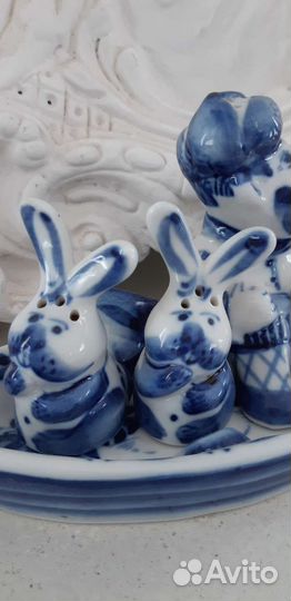 Набор для специй Гжель