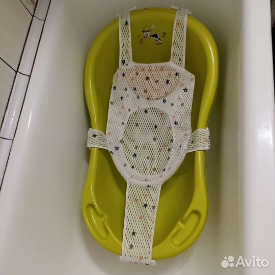 Детская ванночка для купания с гамаком