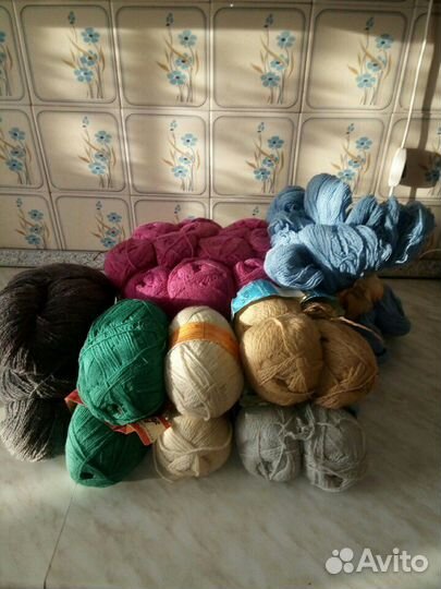 Пряжа чистошерстяная