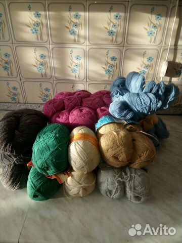 Пряжа чистошерстяная
