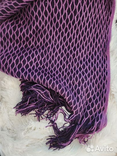 Шарф женский зимний фиолетовый