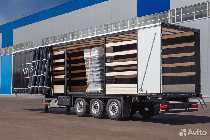 Аренда нового шторного полуприцепа