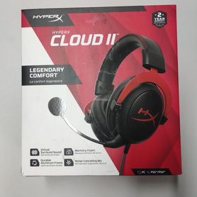 Компьютерная гарнитура HyperX Cloud II, red