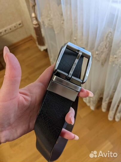 Мужской кожаный ремень