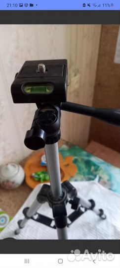 Штатив для нивелира уровня штанга тренога