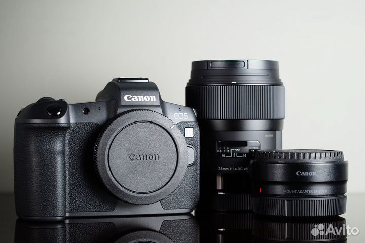 Canon R + EF-R + SIgma 35mm f/1.4 Art новый