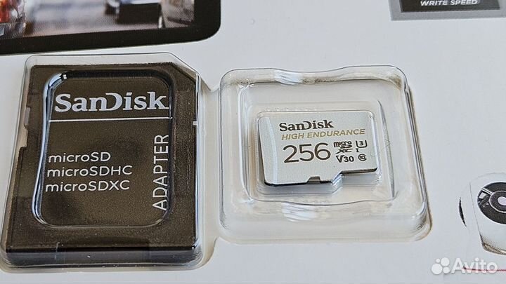 Карта памяти microsdxc SanDisk 256GB