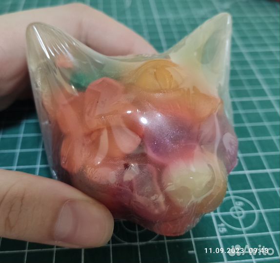 Голова кота - мыло ручной работы