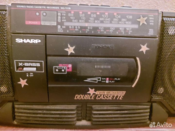 Кассетный магнитофон sharp