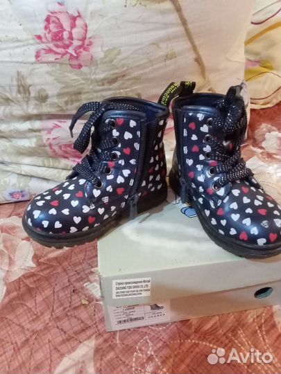 Осенние ботинки для девочки 23 размер