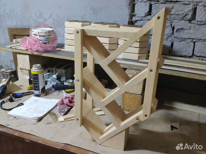 Винная полка деревянная