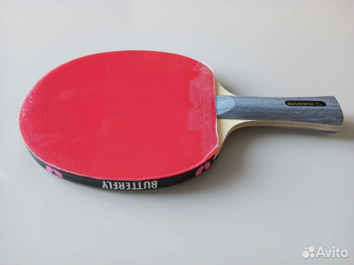 Ракетка для настольного тенниса Sanwei карб. осн