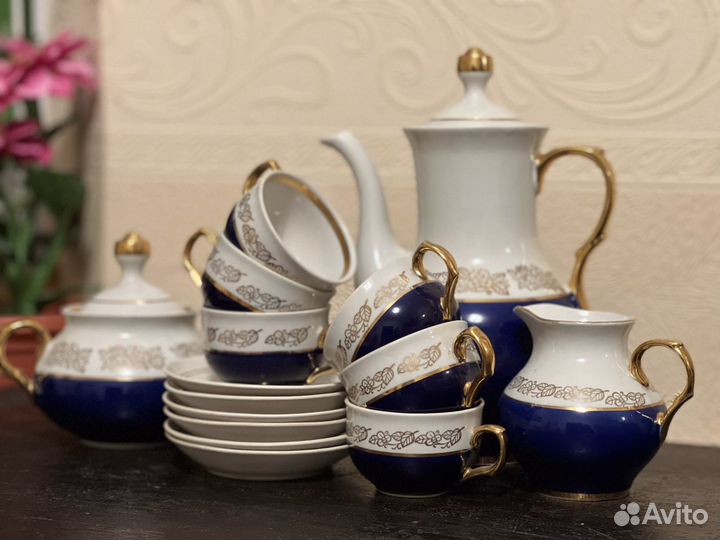 Сервиз кофейный Полонский фарф.завод СССР