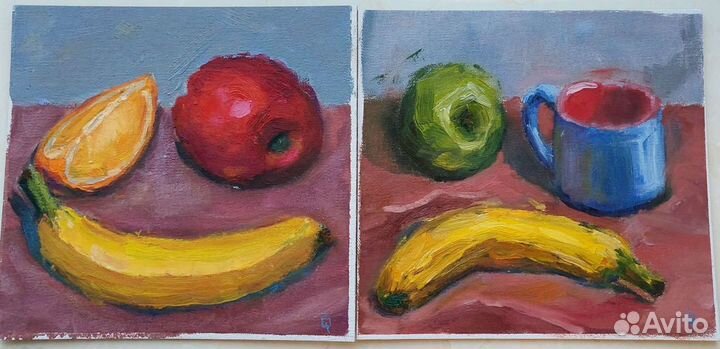 Картина маслом(диптих)