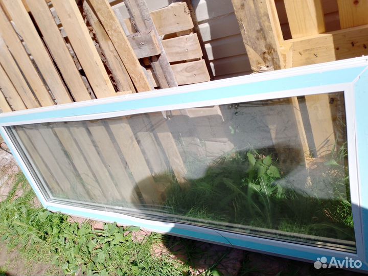 2 новых глухих стеклопакета