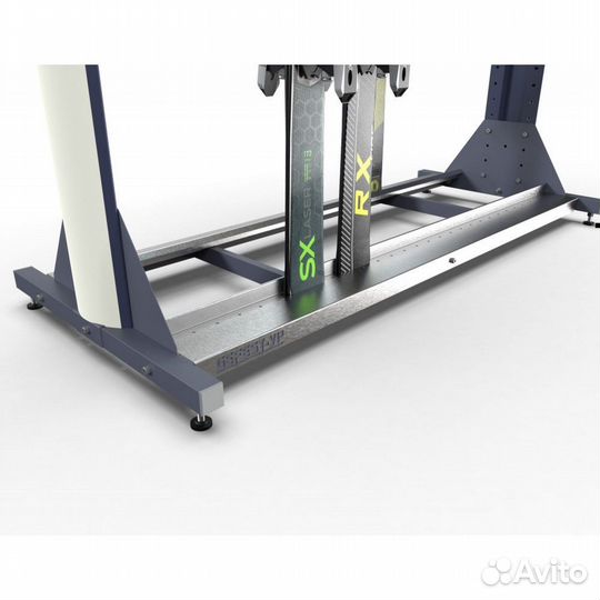 Стеллаж ClipS для горных лыж, двухсторонний с полками 219х215х67см ClipS-P-26