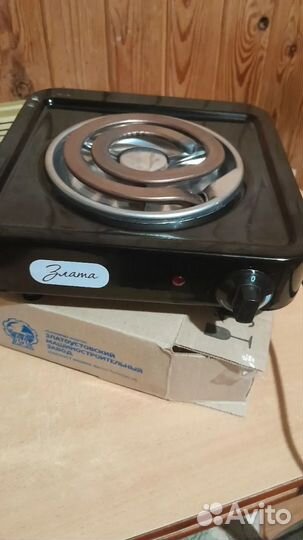 Плита электрическая злата Т114 Черная Новинка