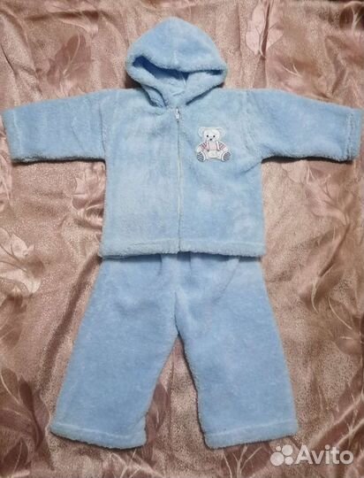 Костюм для мальчика плюшевый, велюровый
