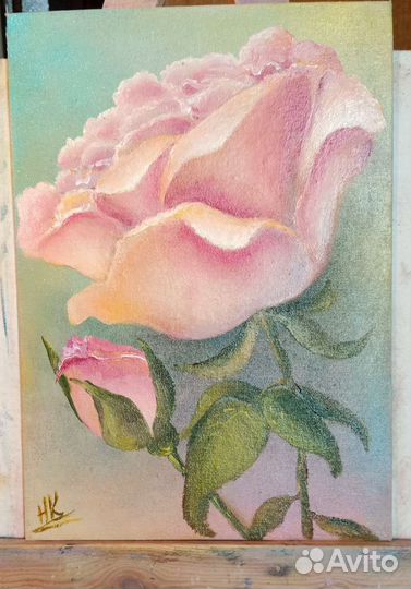 Картина роза