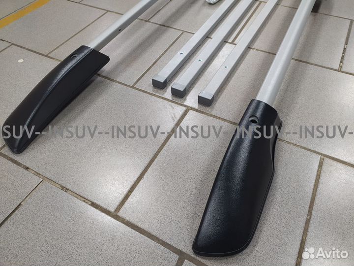 Рейлинги Лада Ларгус с поперечинами (серые) VM