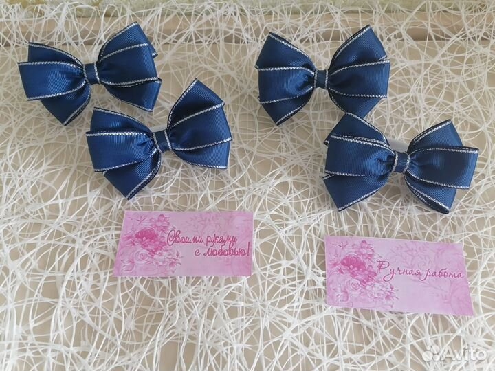 Бантики ручной работы школьные
