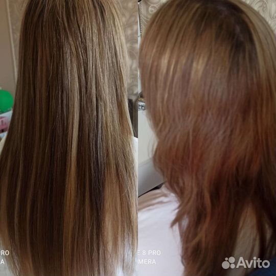 Наращивание волос модель