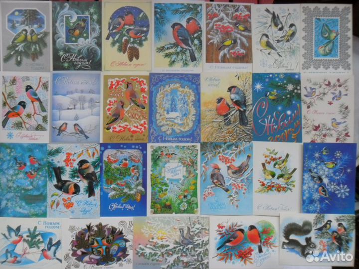 Новогодние советские 1970х- 80х годов чистые