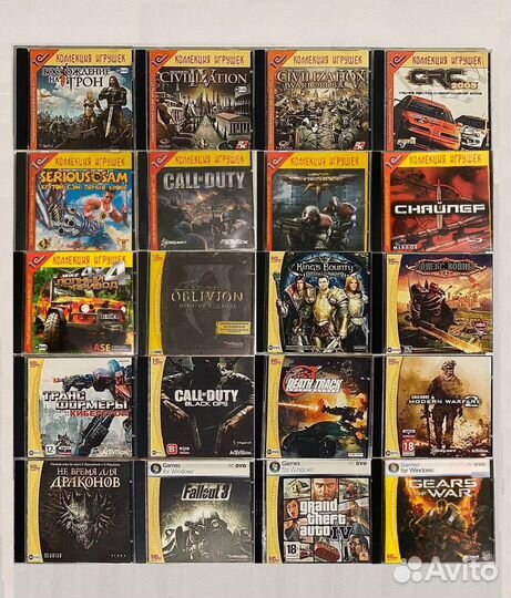 Лицензионные диски с играми (PC)