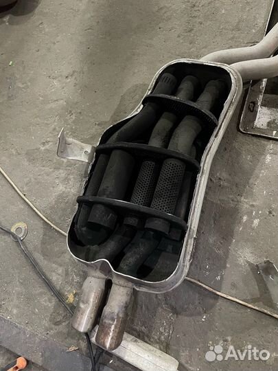 Банка глушителя bmw 3 e46