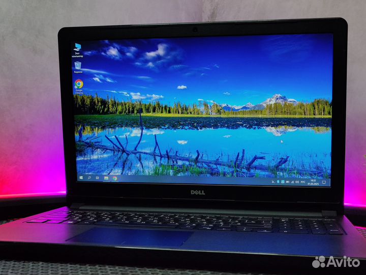 Мощный ноутбук dell 12gb/i3/SSD/15.6 HD