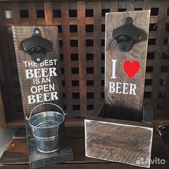 Открывалка деервянная для бутылок