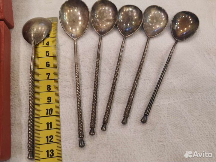 Чайные ложки мельхиор