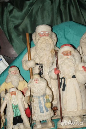 Кукла винтаж Дед мороз и Снегурочка СССР