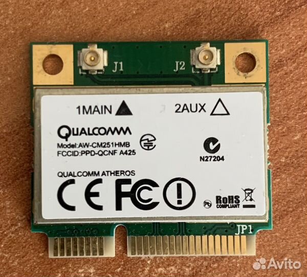 Wi-Fi + Bluetooth карта mini-pcie