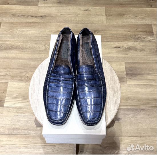 Santoni зимние 45 (11) Оригинал новые
