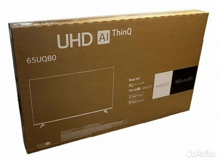 4K SMART LG 65UQ80006LB (165 см) HDR, WiFi