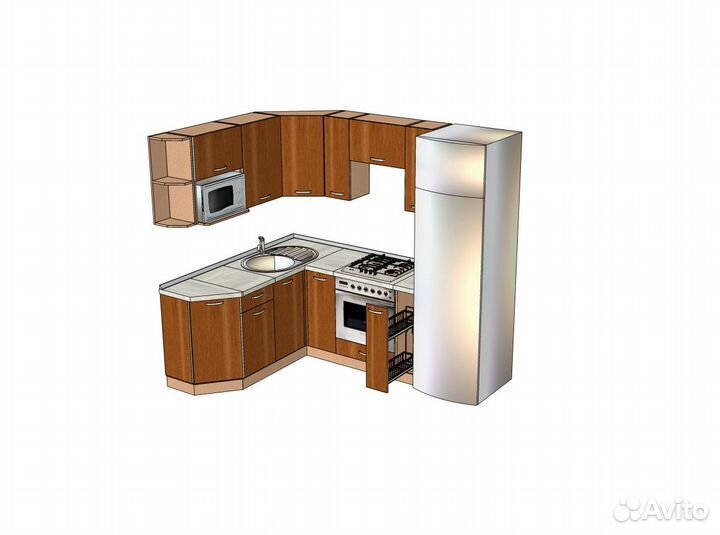 Кухня угловая