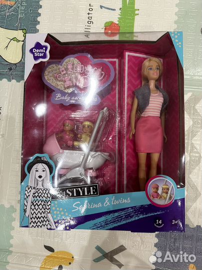 Кукла с близнецами