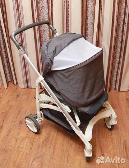 Коляска 3 в 1 inglesina triology blue jeans