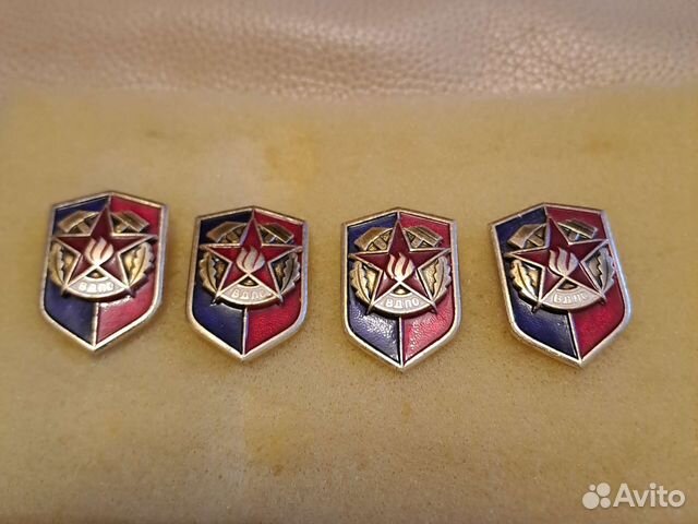 Значки пожарные вдпо