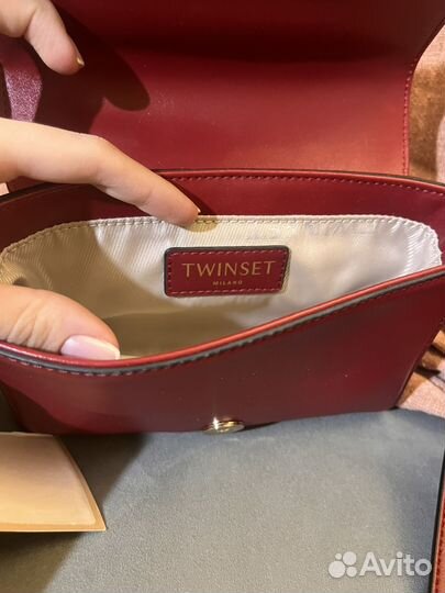 Twinset milano сумка красная