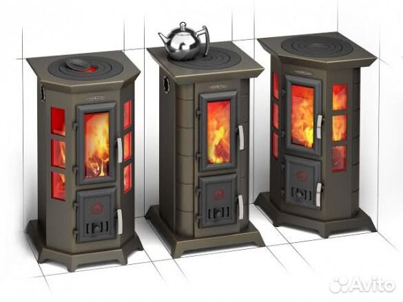 Печь-камин Термофор Статика Квинта