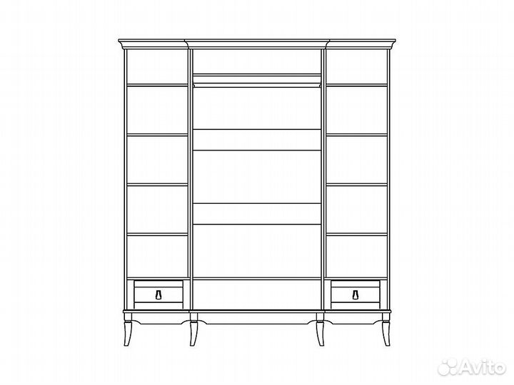 Шкаф для одежды тельма, Дуб Белый/Натуральный дуб