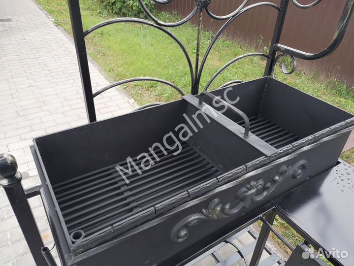 Мангал с крышей