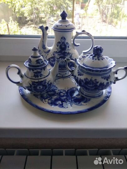 Гжель,фарфор