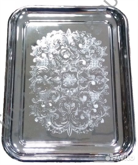 Поднос прямоугольный для самовара