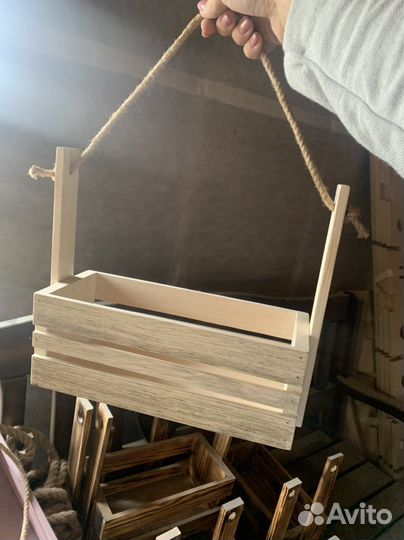 Ящик деревянный подарочный