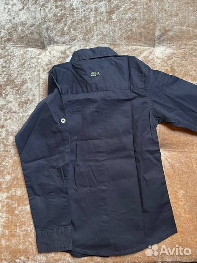 Рубашка lacoste для мальчика 6 лет