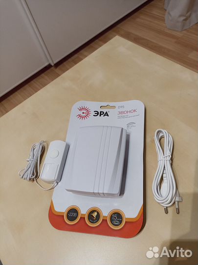 Дверной звонок эра D95 (проводной,электромеханич.)